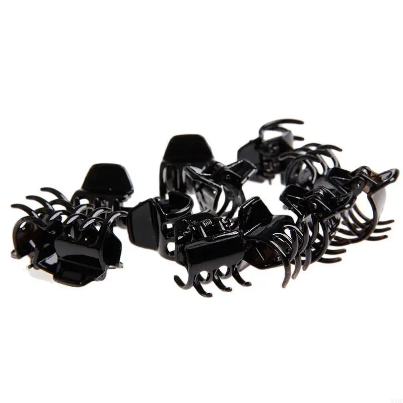 

X4YC 12 Pcs Women Girls Hair Accessory Styling Plastic Mini Clip Claw Clamp New