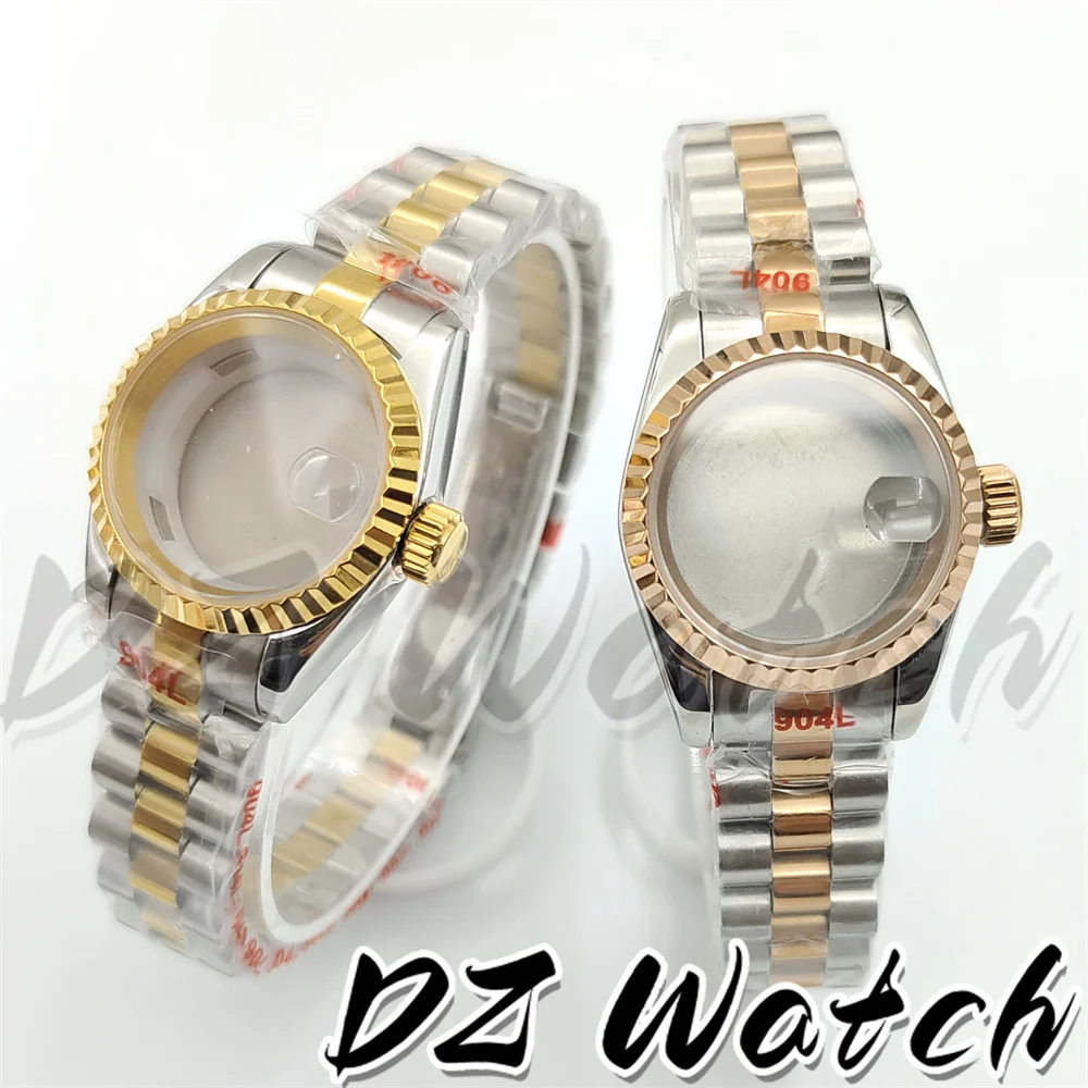 DZ 20.5 mm shell lady dial And 25mm Case multi-colored dial Rose Gold White Diamond Index to Suitable For the NH05/06 movement