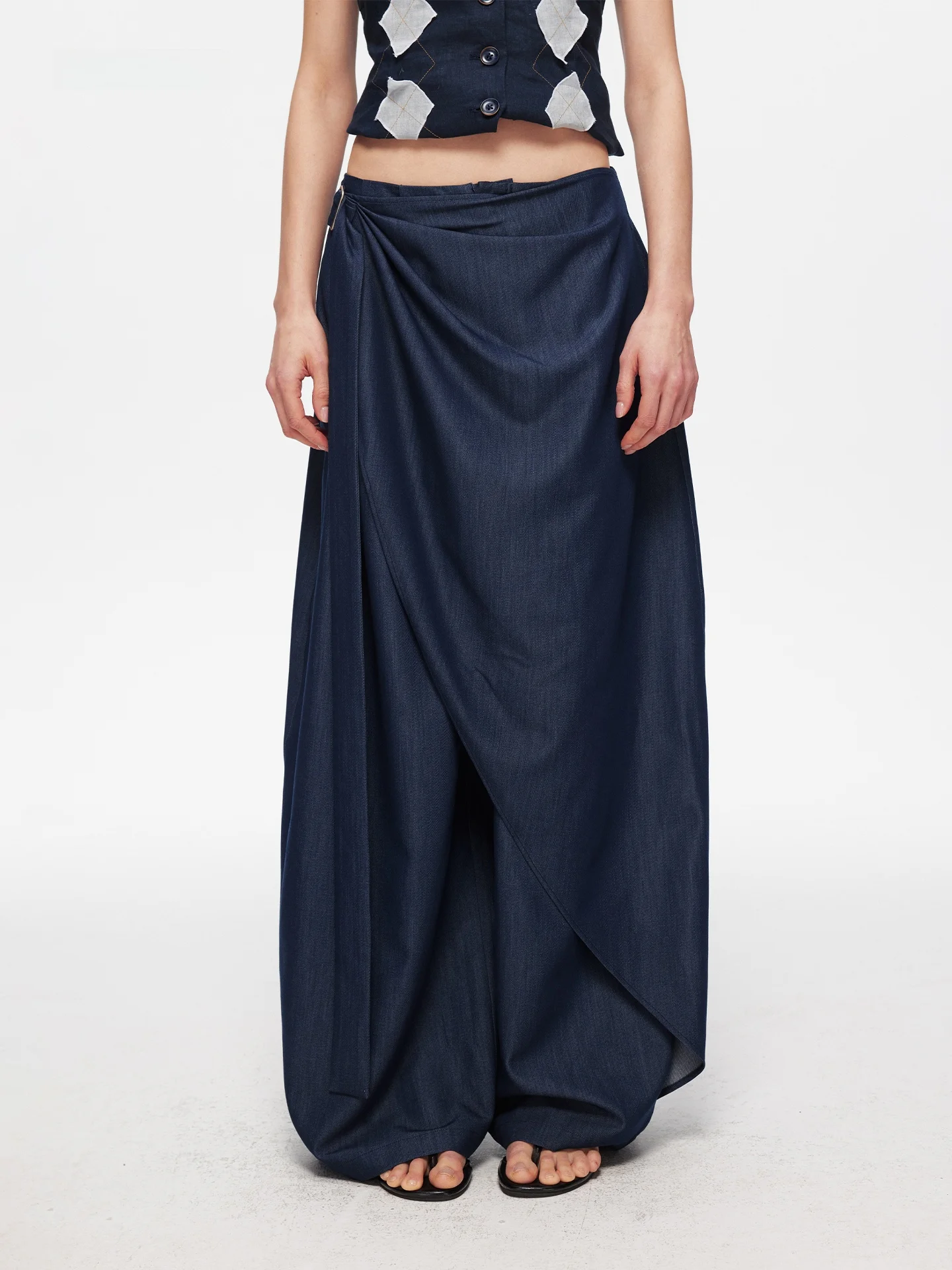 Pantalones Anchos Casuales para Mujer SEGI, de Seda, Corte Holgado, con Cinturón, Elegantes y Estilizantes, para Toda Ocasión