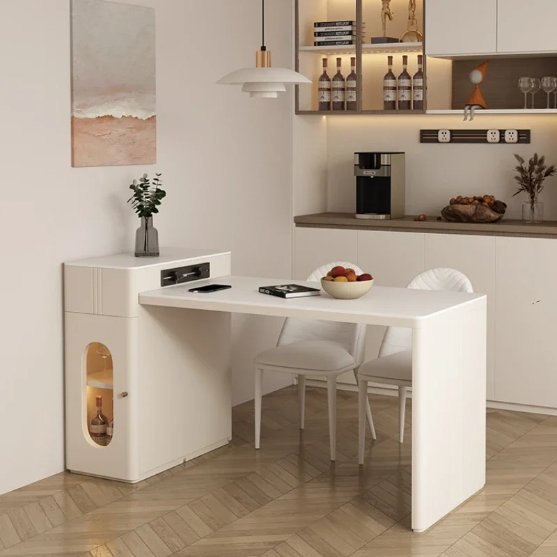 

Luxury Extendable Dining Tables Folding Multifunction Modern Nordic Writing Desk Simple Design Mesas De Comedor Furniture HD50CZ