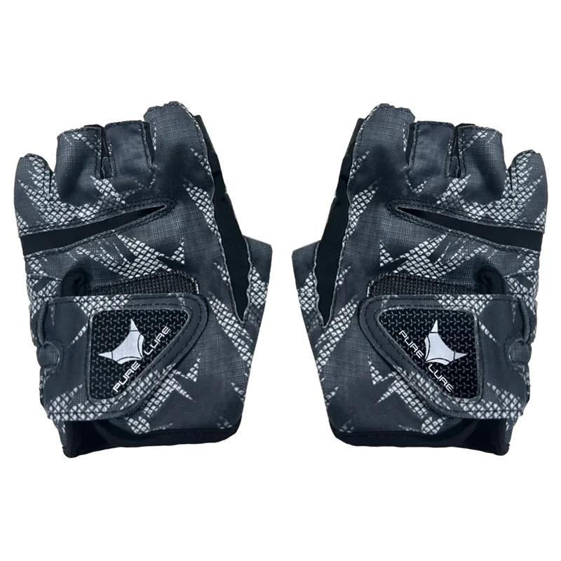 

PURELURE Ice Lycra Fabric Anti-slip Fishing Gloves Outdoor Sports Breathable Cycling Bike Bicycle Camping Hiking Fingerless Glov