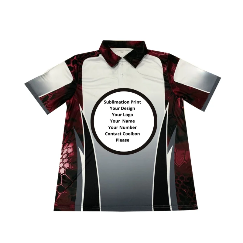 

Polo Shirts Custom Sublimation Fishing Shirts Polo Dart Shirts