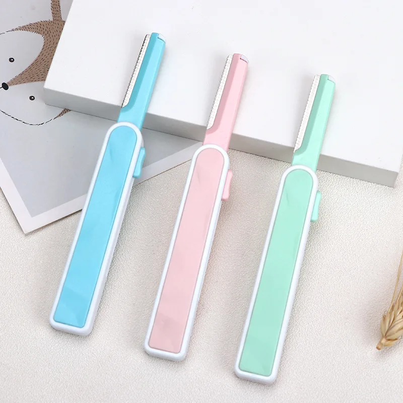 Karsyngirl 3Pcs Adjustable Eyebrow Razor Painless Portable Facial Shaver Trimmer Eyebrow Trimmer Eye Brow Trimmer Makeup Tools