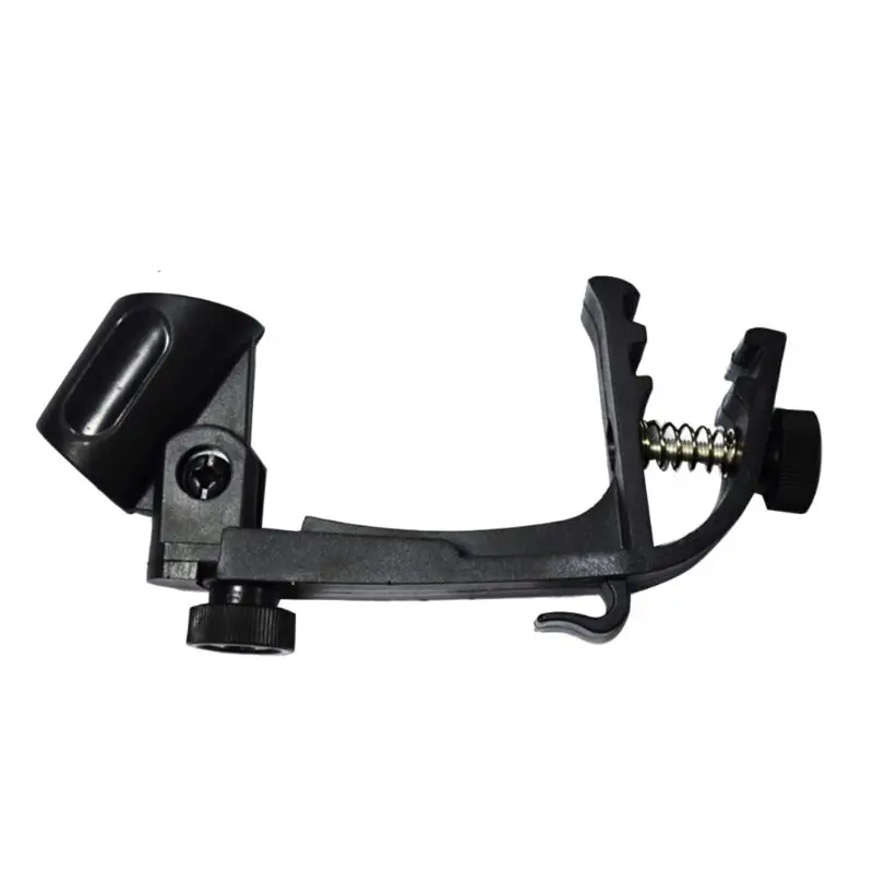 Microphone Stand Mic Clamp Holder Adjustable Clip On Drum for Rim Shock Mount Microphone Stand Bracket for Show Heavy Du