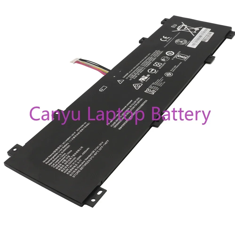 2024 New NC140BW1-2S1P  For Lenovo IdeaPad 2ICP4/58/145 100S-14IBR 0813002 5B10K65026 7.6V 31.92Wh 4200mAh Laptop battery