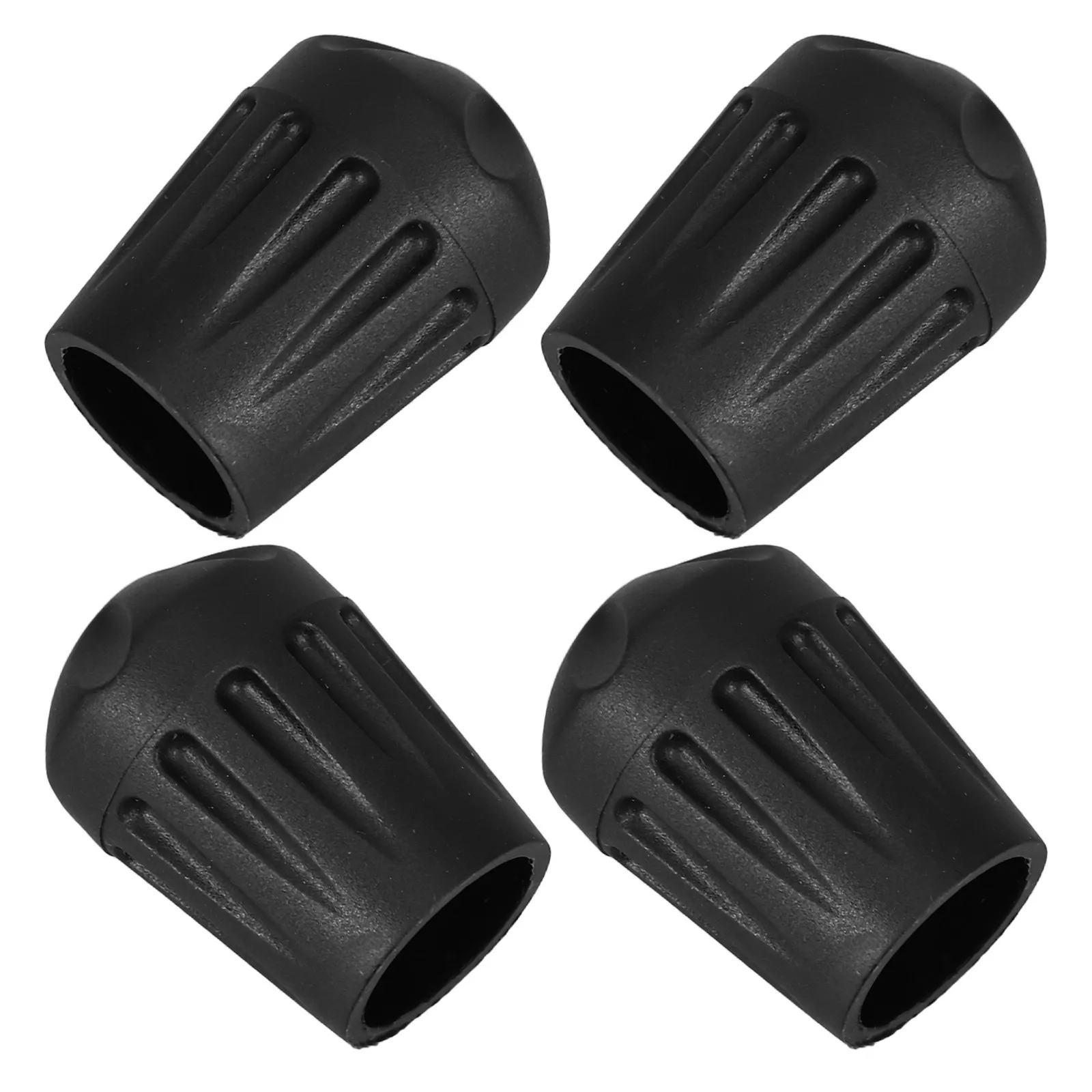 4Pcs Thick Moon Chair Foot Covers Anti Sinking Folding Chair Feet Caps Non Slip Rubber Foot Protector Outdoor Camping Folding