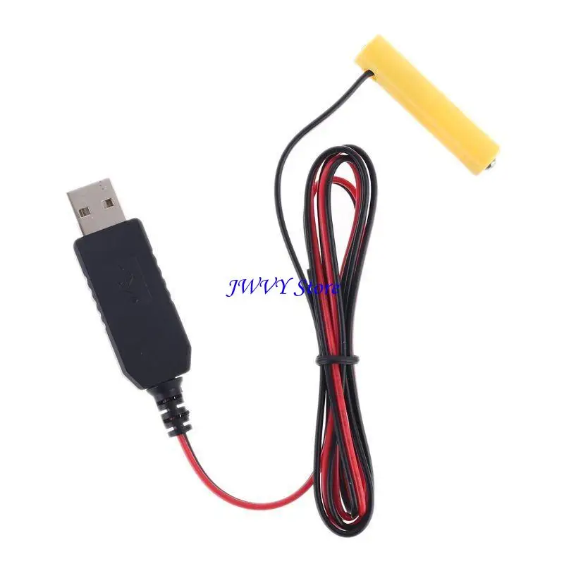 573A AAA Battery USB Cable Converter Line For Clocks Remote Control