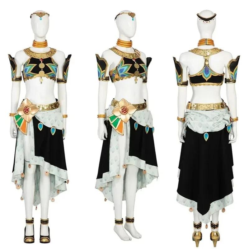 

Disguise Princess Riju Cosplay Costume Woman Game Dress Accessories Outfit Halloween Comic Con Zelda Costumes Custom Made sf/1