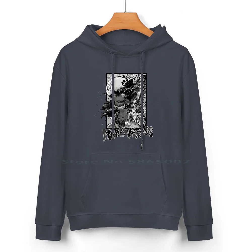 Made In Abyss-Reg Fight Pure Cotton Hoodie Sweater 24 Colors Made In Abyss Reg Riko Emilia Overlord Zero Sleeve Anime Fight