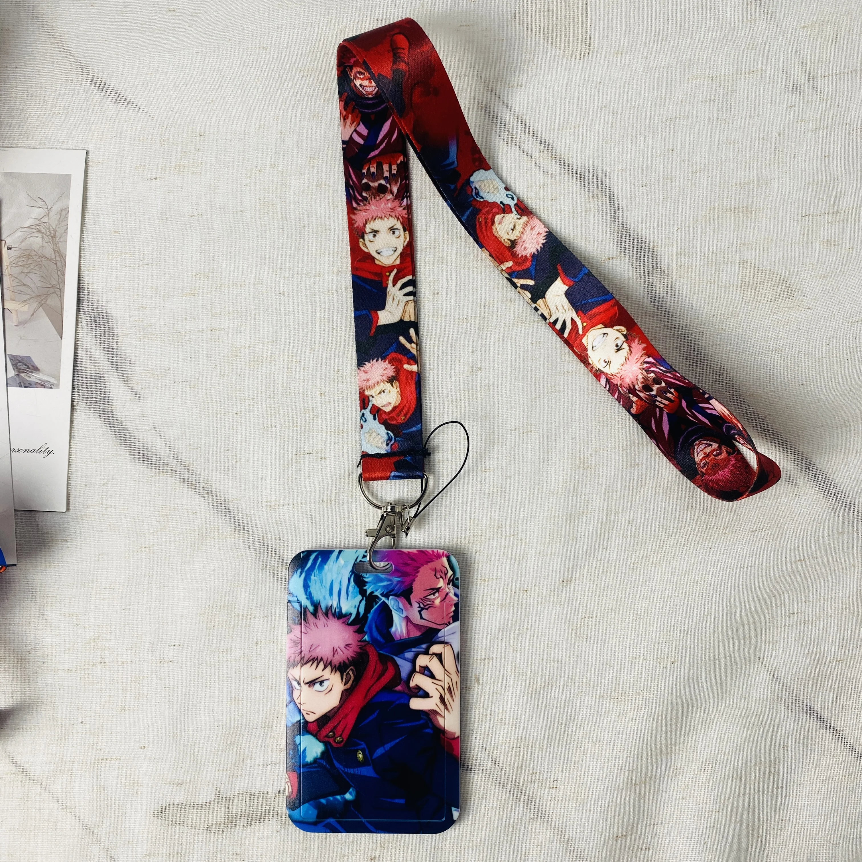 Anime Lanyard For Keychain ID Card Cover Passport Student USB Badge Holder Cool Neck Straps Accessories Friends Gifts