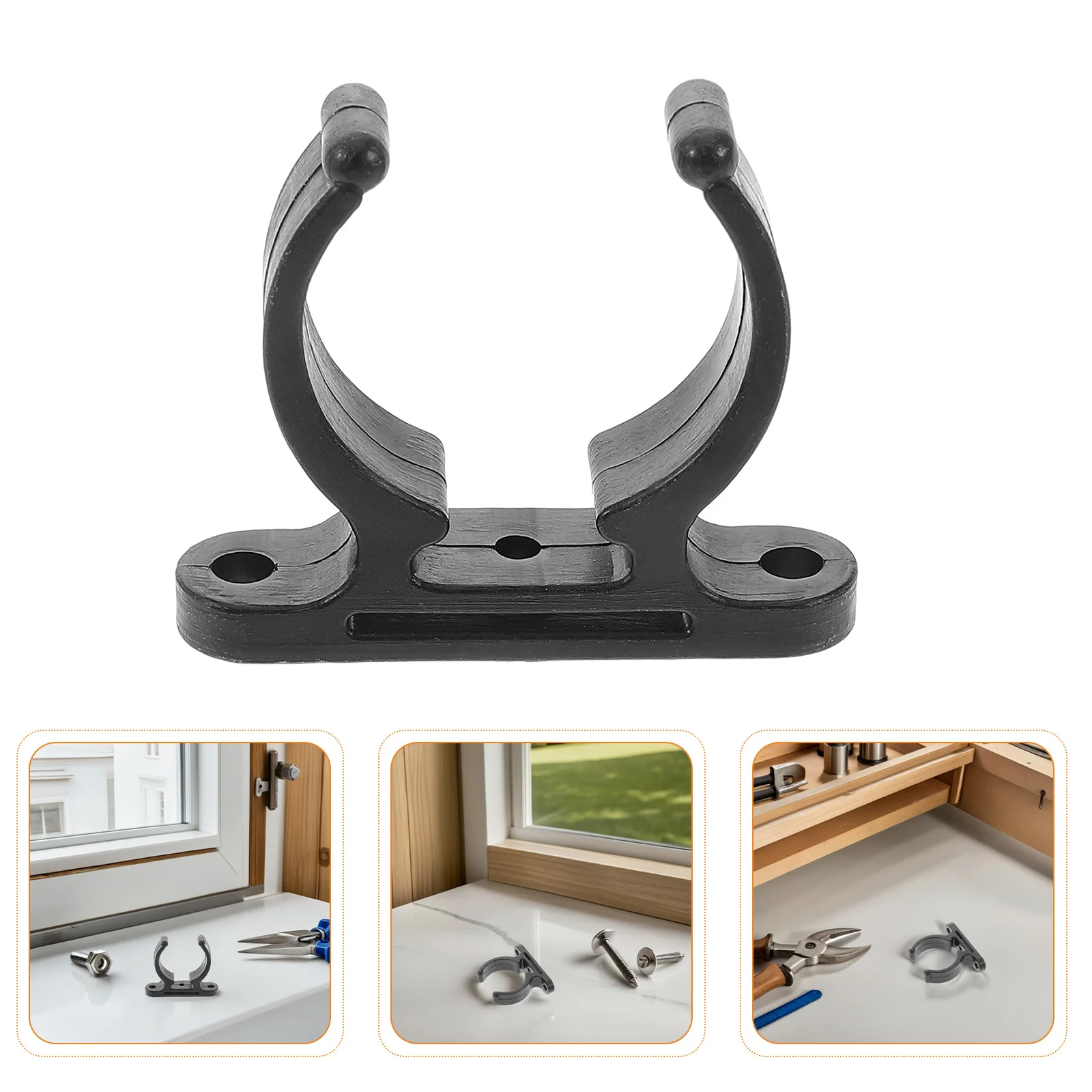 

4Pcs Paddle Oar Holders 38-42Mm Lightweight Strong Nylon Boat Paddle Holder for Yacht Kayak Canoe Use Hose Retainers