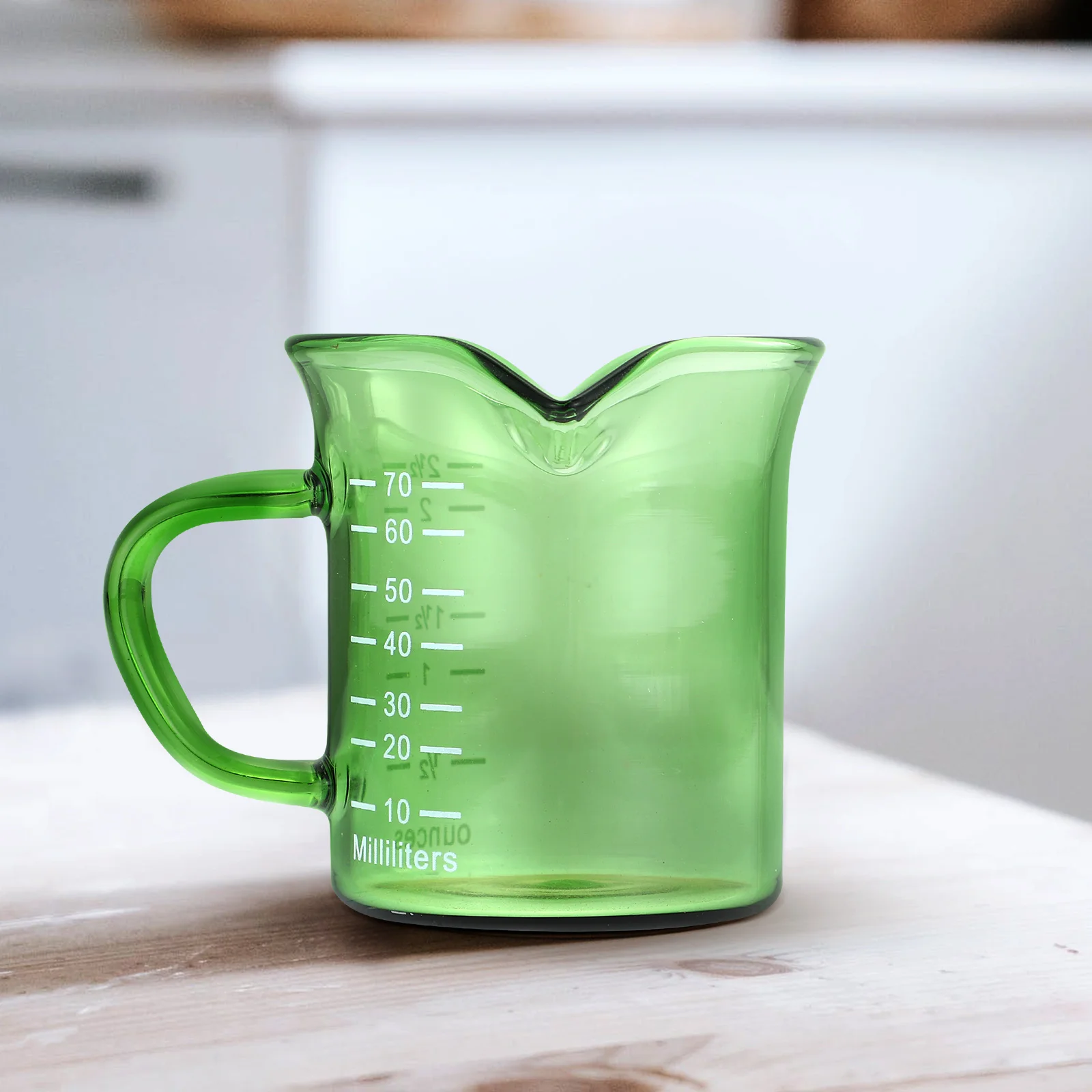 

Glass Measuring Cup for Milk Precision Scaled Coffee Tea Mug Lightweight Non-Breakable Kitchen Coffee Drinking Glass