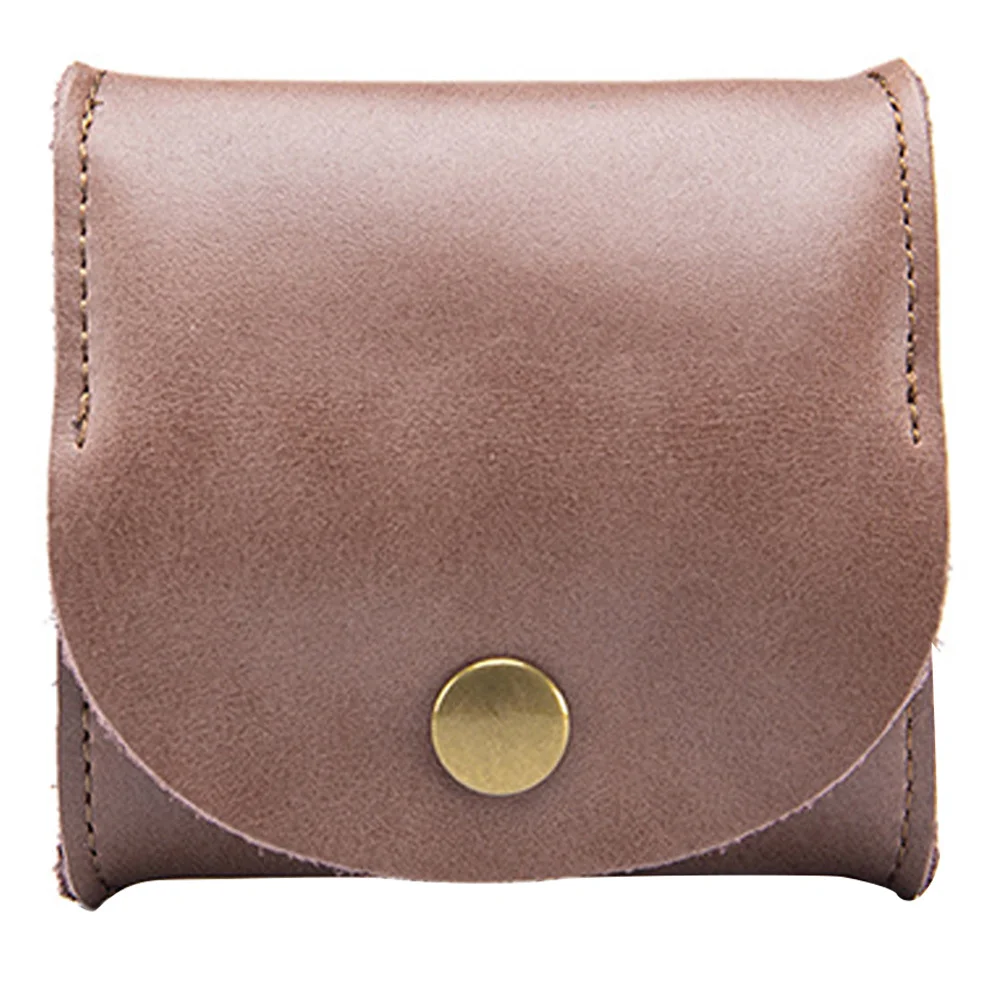 محفظة تغيير صغيرة عصرية للعملات المعدنية، سماعة أذن صغيرة، حقيبة تخزين نقدية، ملمس متين، سطح أملس، محمول متعدد الوظائف