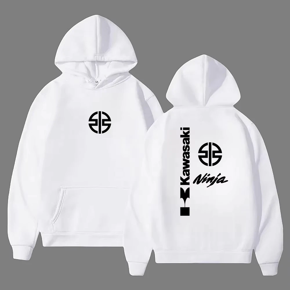 

Шерстяная толстовка команды Kawasaki Racing, мужская и женская спортивная одежда с принтом, подходит для повседневной спортивной одежды весной, осенью, зимой.