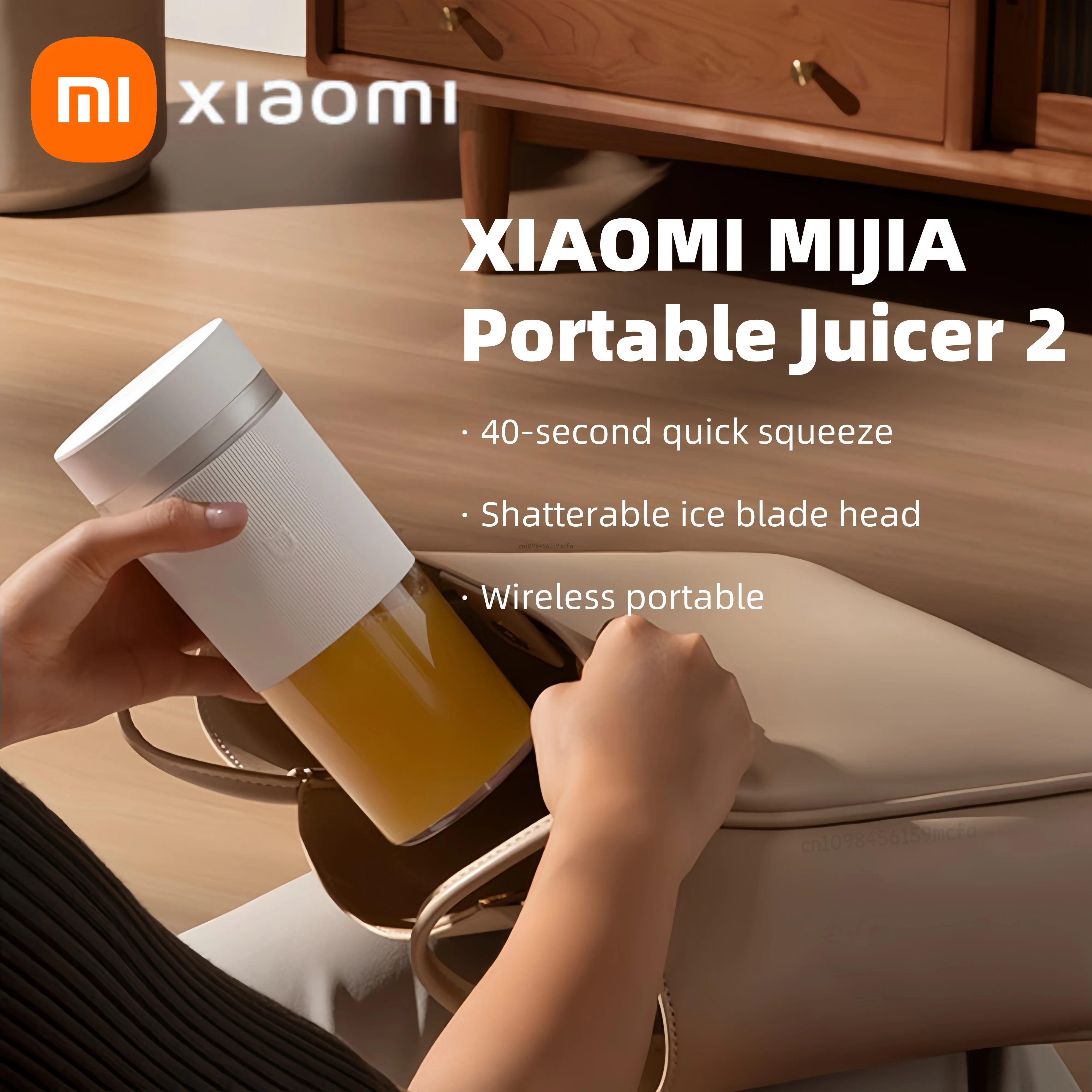 

Xiaomi Mijia Portable Juicer 2 Fruit Automatic Juicer Type-C Charging Automatic Rinse Household 300ML Capacity Juicer