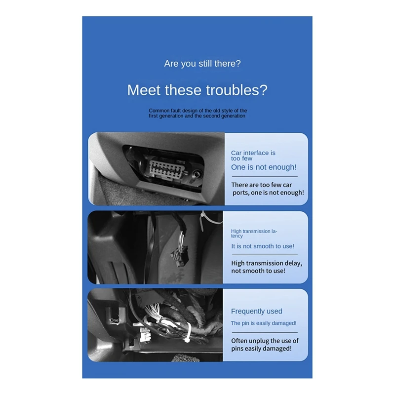 

AADD-OBD2 One Divided Into Two Adaptor Wire 16 Pin 16 Core Cable Universal With Dc5521