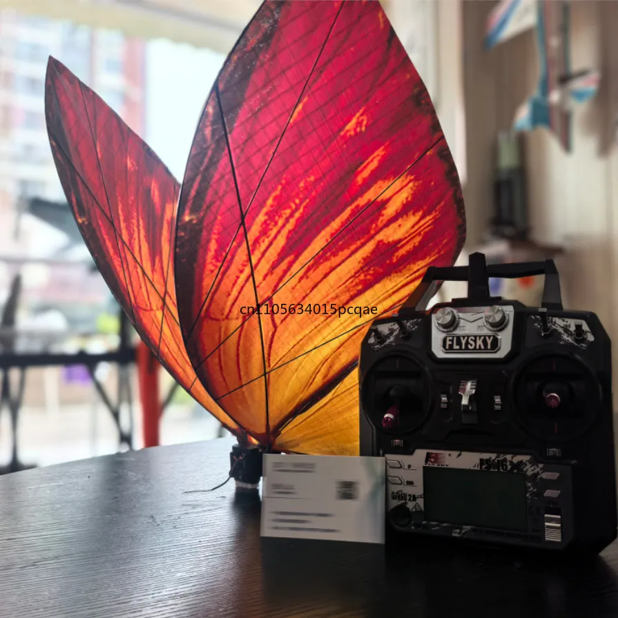 Parachute, Umbrella Head Cloth Flapping Wing Butterfly Aircraft, Bionic Butterfly Remote Control Full Set To Fly