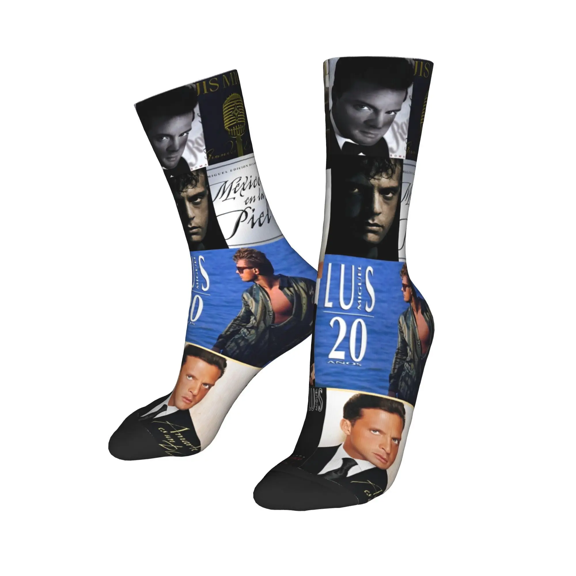 Luis Miguel fan gift Outfits Men Women Socks Sweat Absorbing  Sport Middle Tube Stockings Comfortable Little Small Gifts