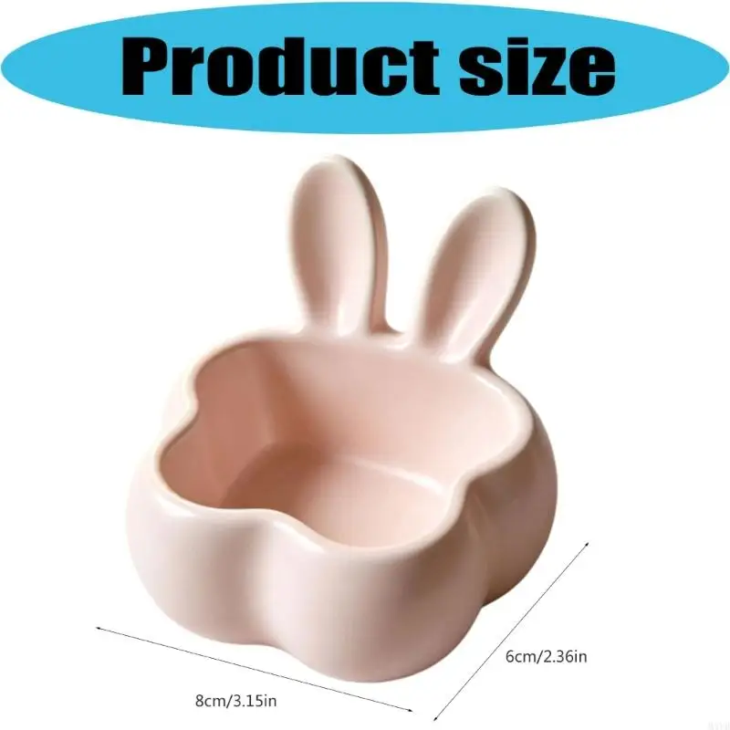 Playful Accent Storage Bowl Plastic Desk Catchall Tray, Open Top Container for Rings, Necklaces, Paper Clip Use M4YD