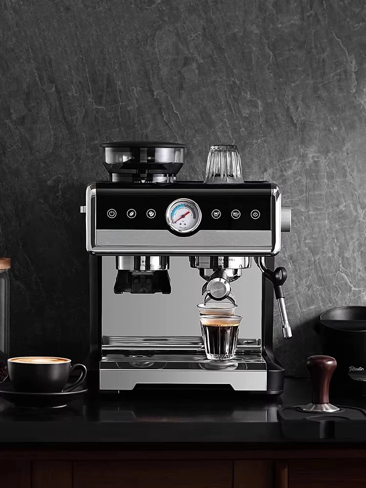 coffee machine semi-automatic steam beating milk foam grinding machine double heating commercial household small