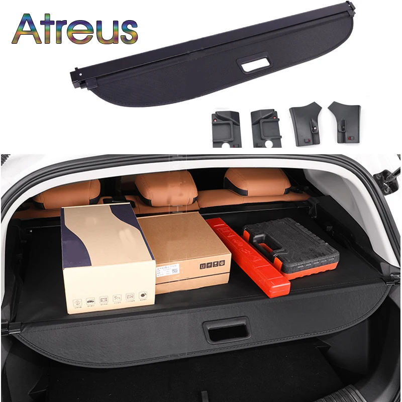 

Atreus 1set Trunk Parcel Shelf Cover for Haval Jolion 2021 2022 Retractable Rear Racks Spacer Curtain Accessories