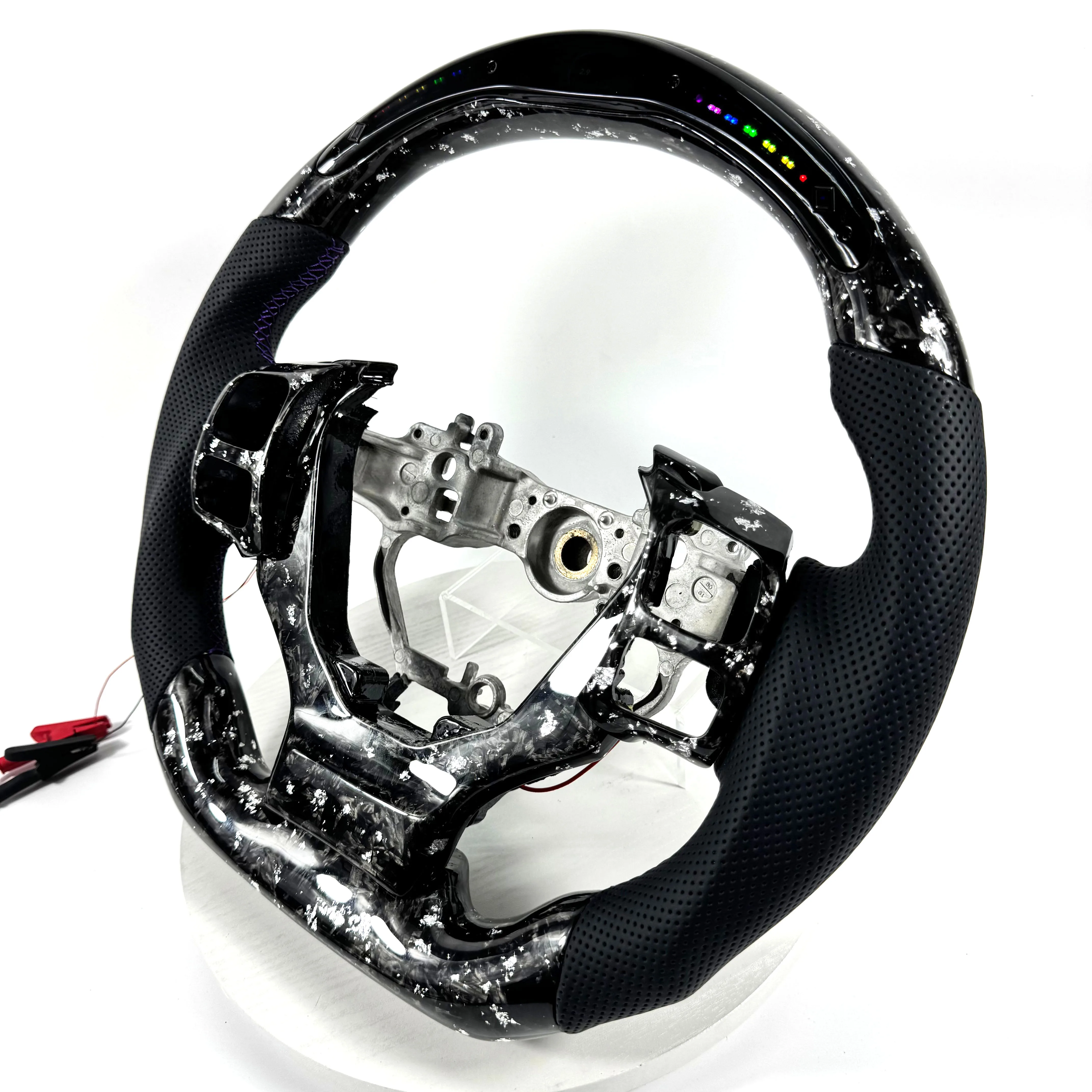 For Lexus Is250 IS300 IS350 ES200 ES300 ES350 GS300 GS350 RC350 RCF Gcf NX Forged Carbon Fiber Steering Wheel Without airbags