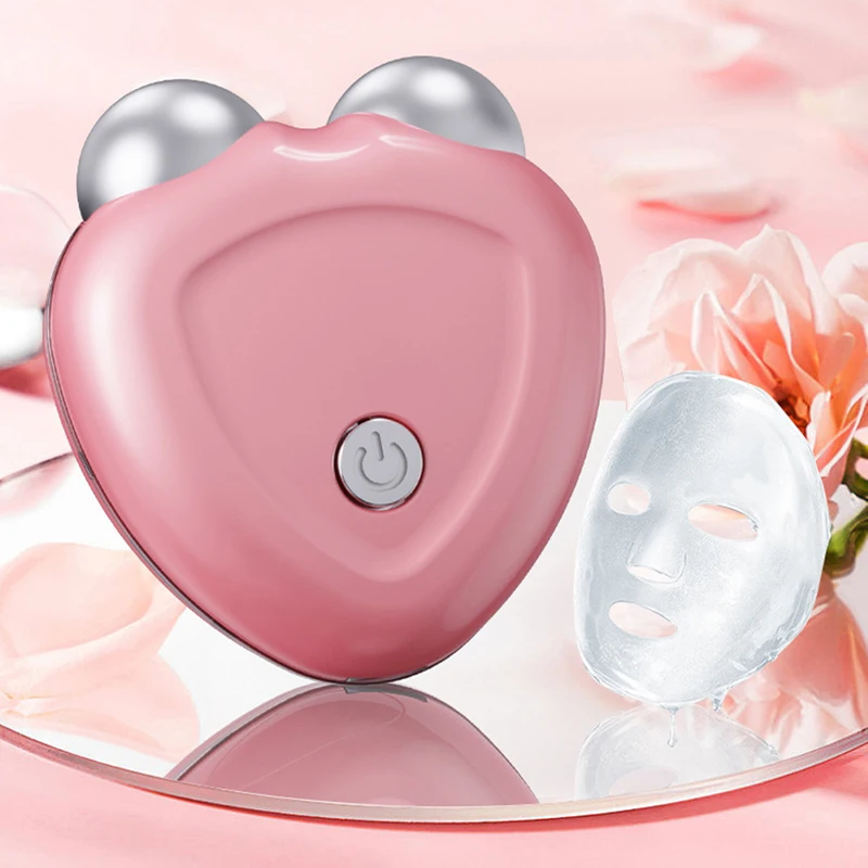 Dispositif de Lifting du visage à microcourant, Mini masseur amincissant pour le visage, Portable EMS, Contour délicat, raffermissant, cadeau pour la peau du visage