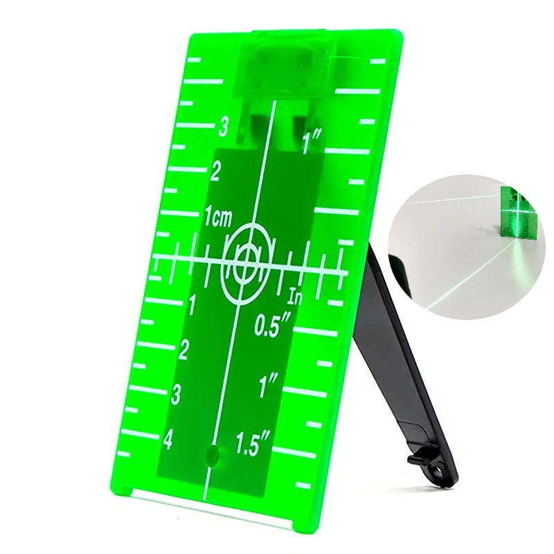 Plastic Lase Target Card Plate For Green Red Lase Level For Line Lasers Reflective Magnetic Plate Laser Target