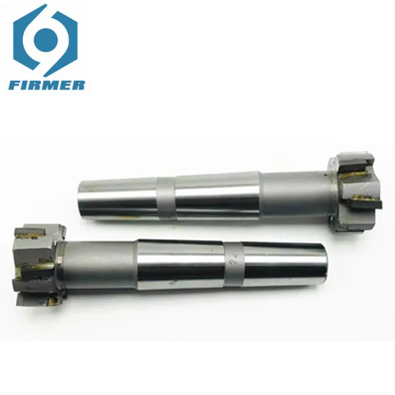 Avoidance Diameter 10mm 12mm 14mm 16mm 18mm No.2 Shank Welded Tungsten Steel Alloy Taper Shank T-slot Milling Cutter