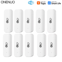 Tuya WiFi Temperature Humidity Sensor Smart Life Remote Monitor For Smart Home Work with Alexa Google Assistant
