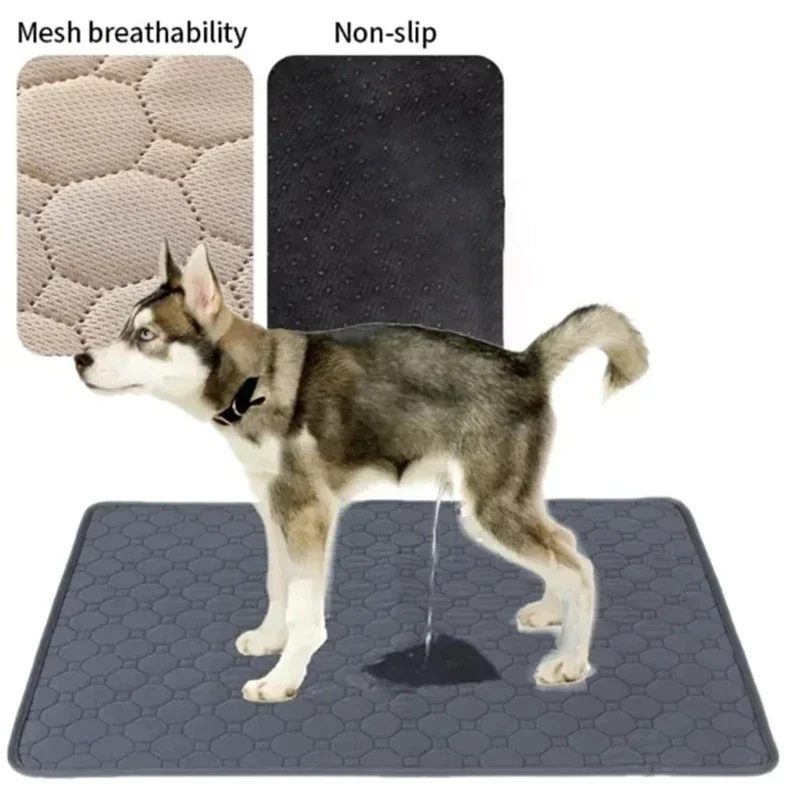 Reusable Dog Pee Pad Blanket Absorbent Diaper Washable Puppy Training Pad Pet Bed Urine Mat for Pet Car Seat Cover Pet Supplies