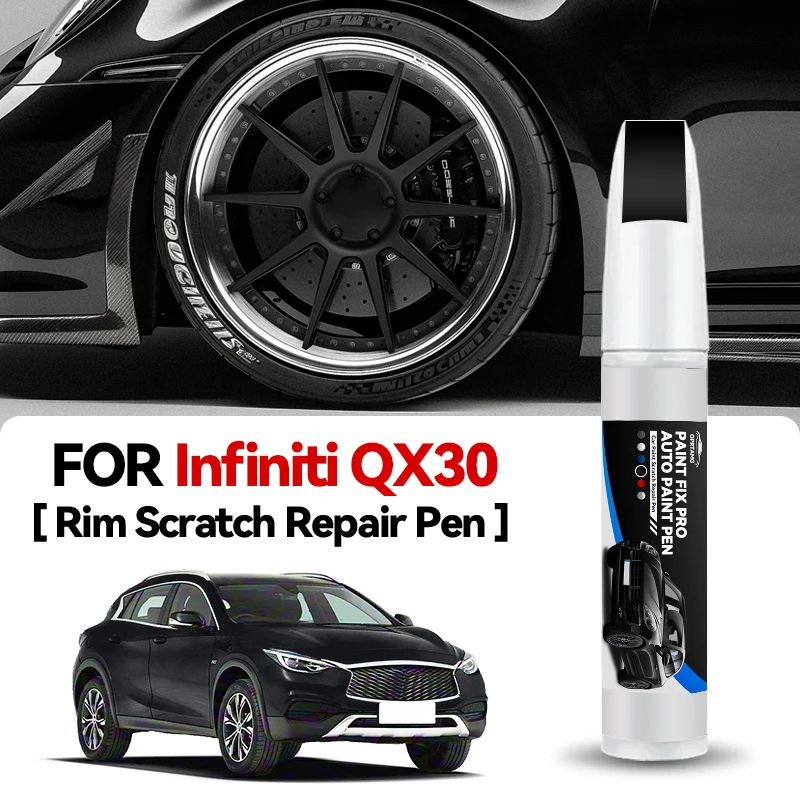 

Карандаш для подкраски колесных дисков Infiniti QX30 2016-2019 H15, средство для ремонта царапин, черный, белый, серый QAA, KAD