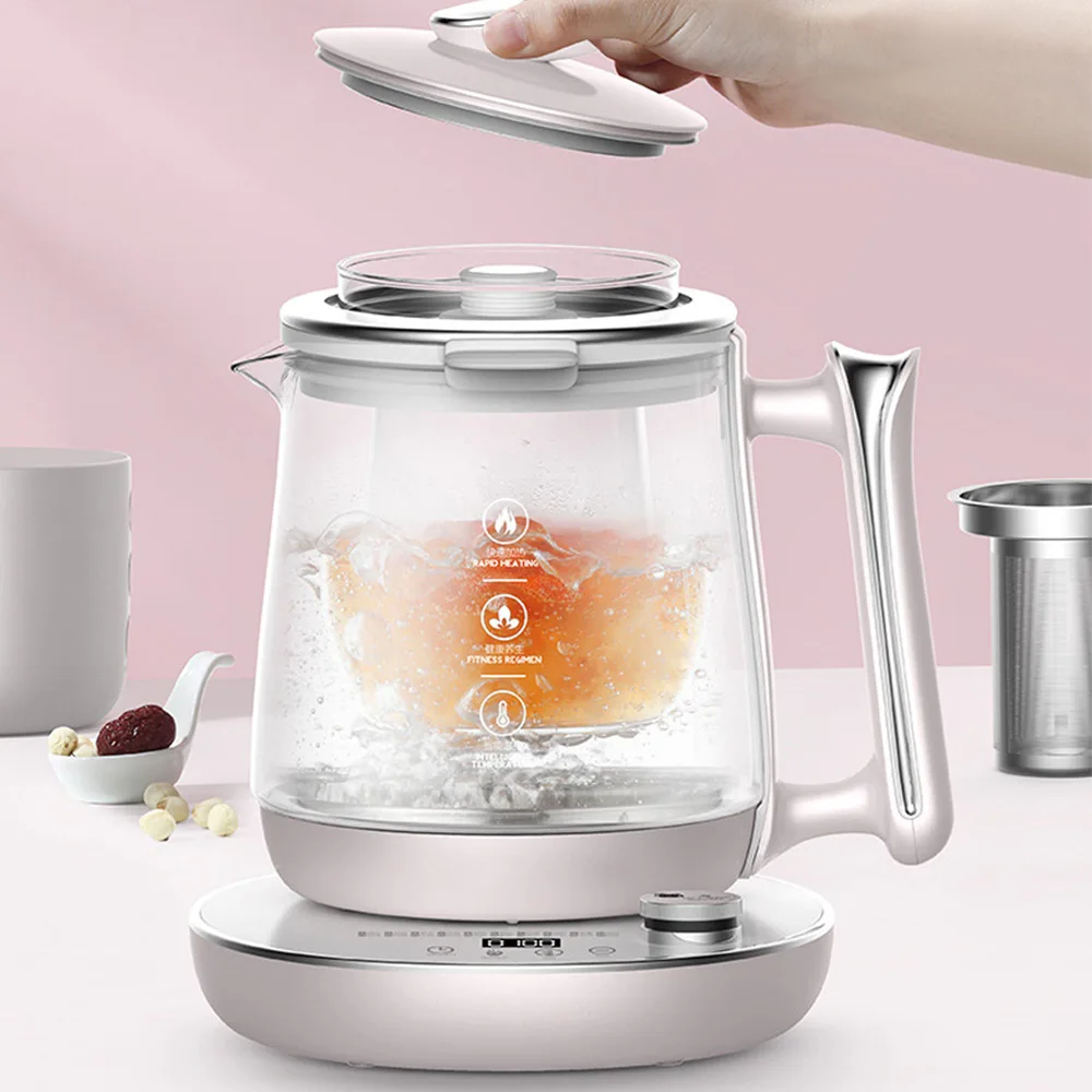 

Office Electric Kettle Household Glass Watter Kettle Multifunctional Electric Kettle Flower Teapot Tea Maker Kettle