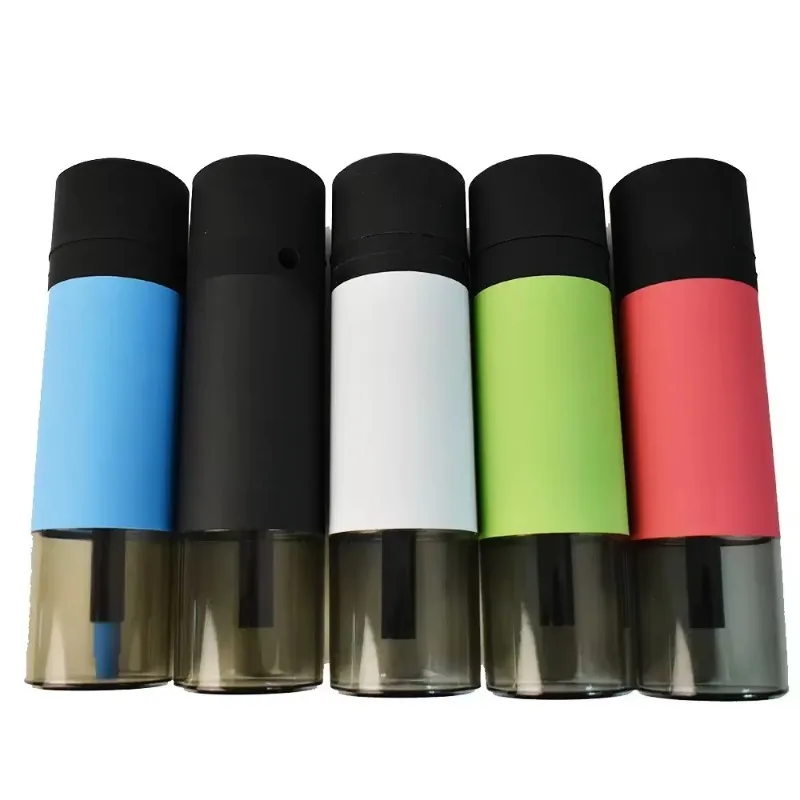 Customizable mini hookah set, portable car acrylic cup, disposable plastic popular mini hookah pipe