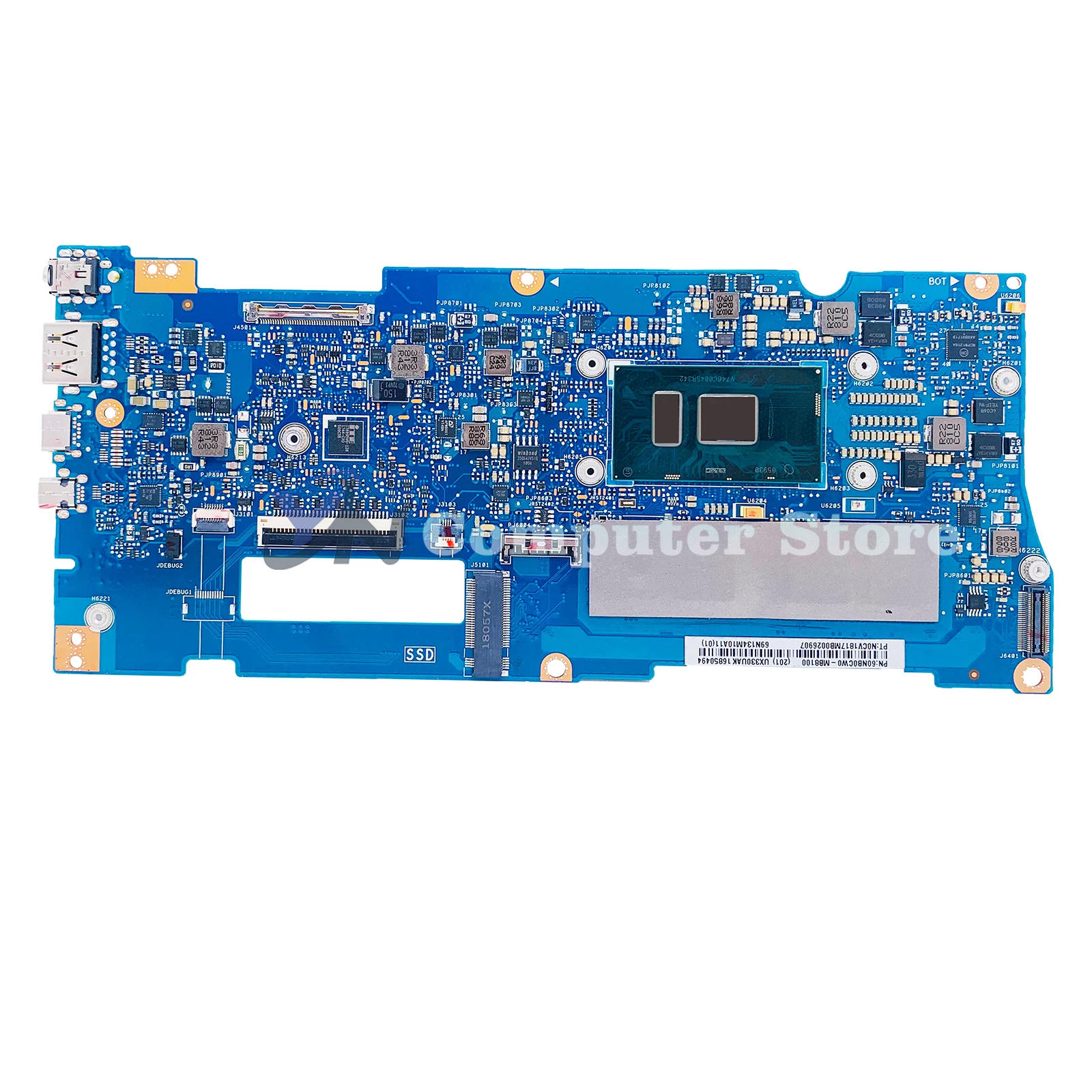 UX330UA Mainboard For ASUS ZenBook UX330 U330UA UX330U UX330UAK U3000U Laptop Motherboard I3 Or I5 Or I7 RAM-4GB/8GB UMA