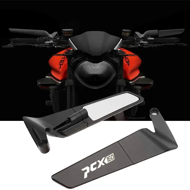 

Зеркало из углеродного волокна для мотоцикла, зеркало заднего вида Stealth Winglets для Honda PCX 160 PCX 160