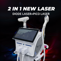 2025 New 2 in 1 808NM Ice Handle Diode Laser Permanent Hair Removal Q Switched Nd Yag Portable Picosecond Tattoo Machine 3000w