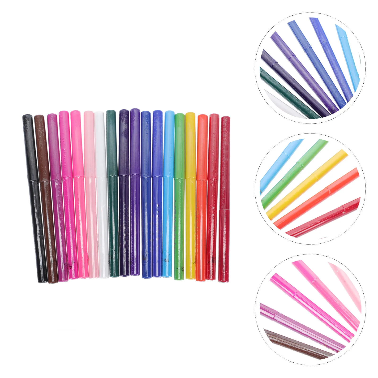 18Pcs Eyeliner Pencils Set Colorful Girl Makeup Eye Lining Cosmetics Drawing Tools Portable Eyeliners Kit Eye Makeup