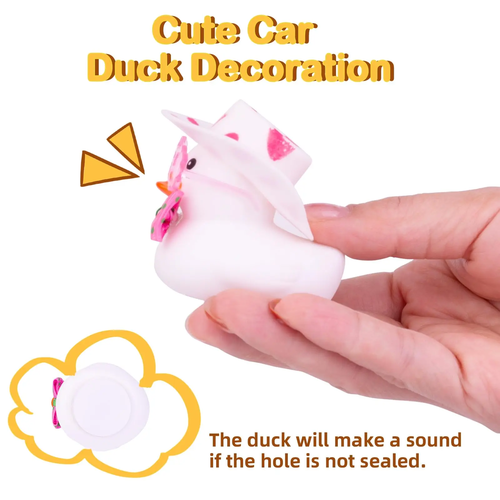 Car Duck Rubber Duck Car Ornaments Duck Car Dashboard Decorations Rubber Duck  Car Accessories