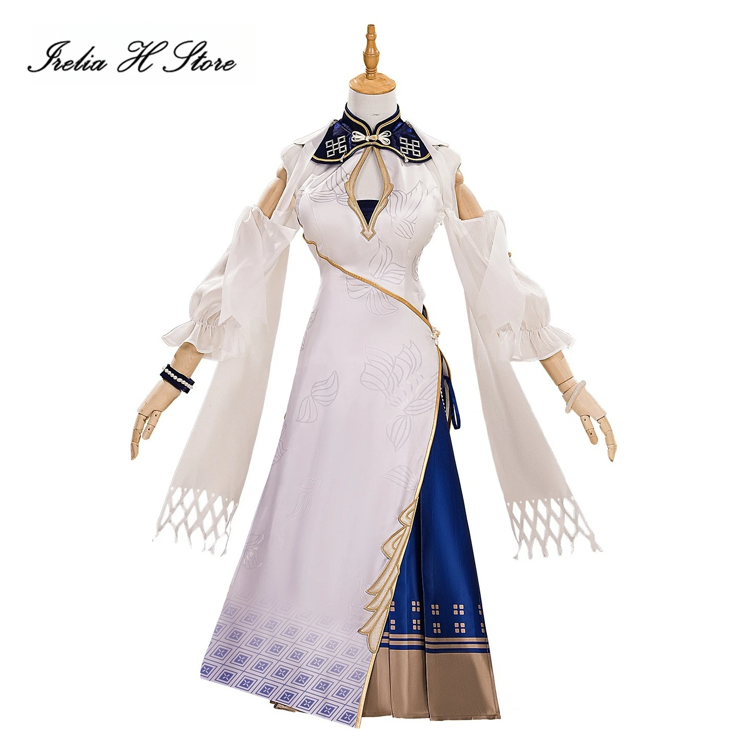 

Irelia H Genshin Impact Wanderer Balladeer Cosplay Costume Kabukimono Wanderer DJ Uniform Suit Costume Halloween