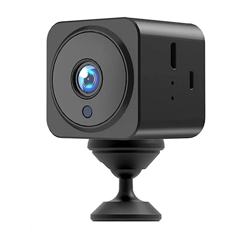 Mini cámara de vigilancia 4K 1080P HD, cámara WiFi para interiores, transmisión en vivo, aplicación de teléfono móvil, cámara interior con batería rara