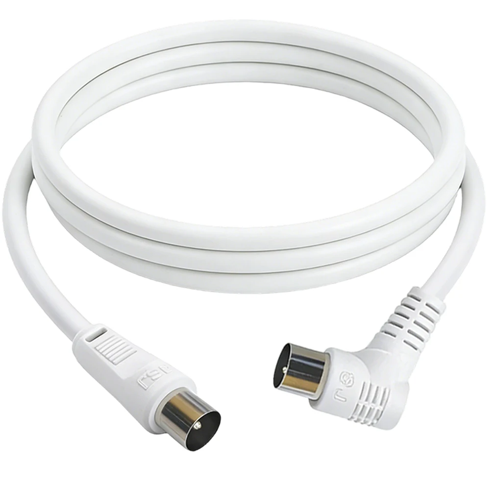 

90-градусный прямоугольный разъем «папа-прямой» кабель-адаптер с высоким экраном для аудиосистемы спутникового театра