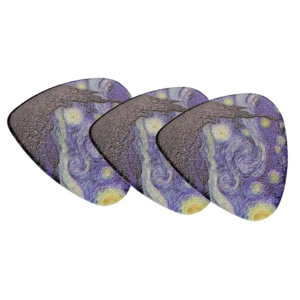 Acessórios som premium clássico baixo estrela céu design palheta acústica palheta de guitarra elétrica