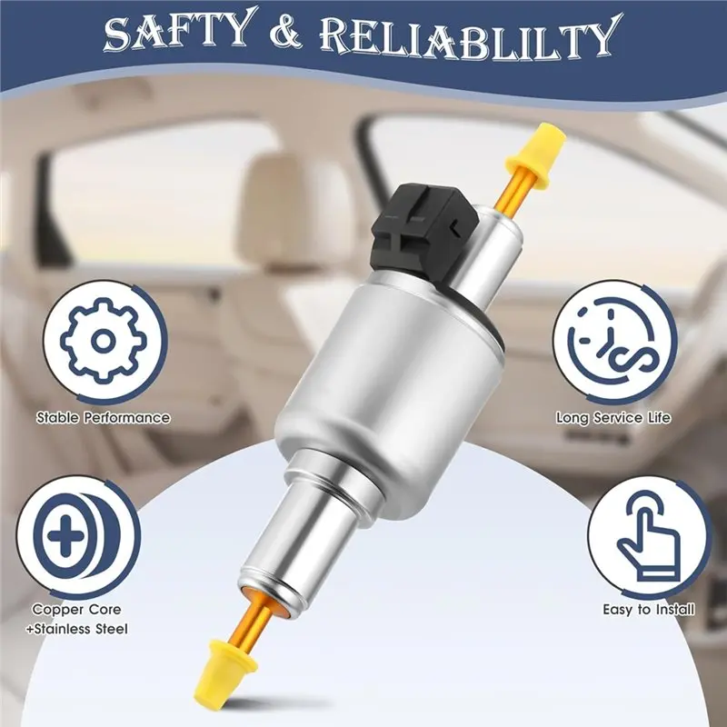 ABGH-Car Riscaldatore Diesel Pompa Olio Combustibile 12V 22ML Misurazione degli Impulsi Gas Riscaldatore Aria In Linea Pompa Del Carburante Per Auto Riscaldatore Diesel 2KW 5KW 8KW