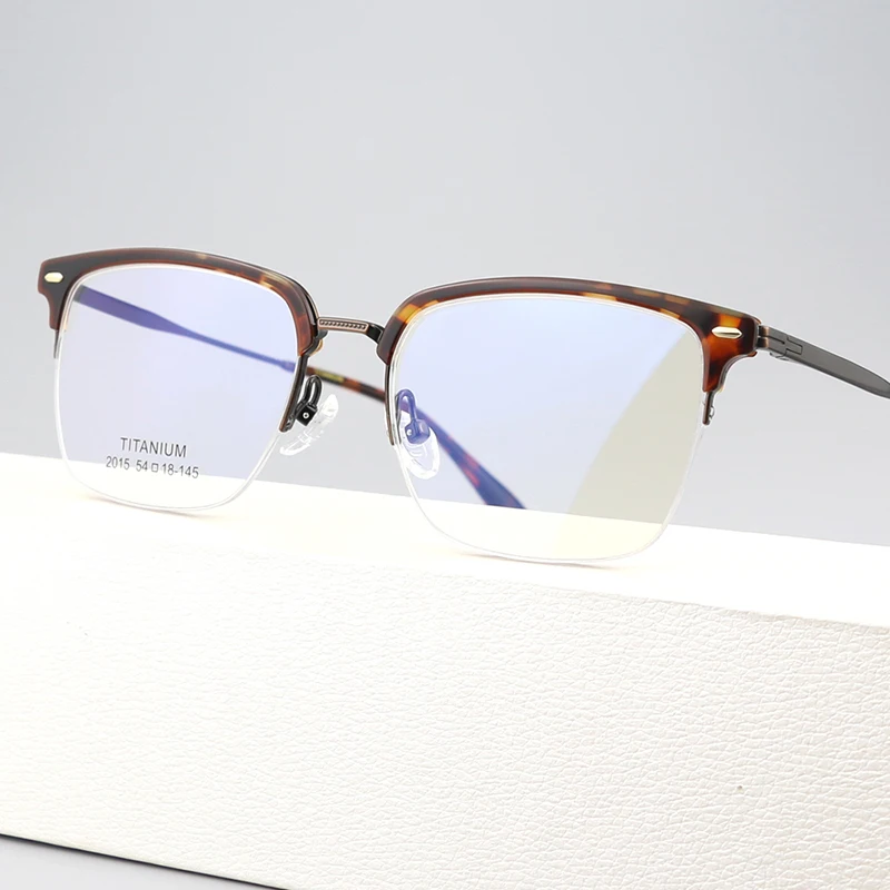 

Top Quality Titanium Prescription Optical Glasses Frames Men Women Luxury Brand Vintage Square Eyeglass Frames Computer Eyewear