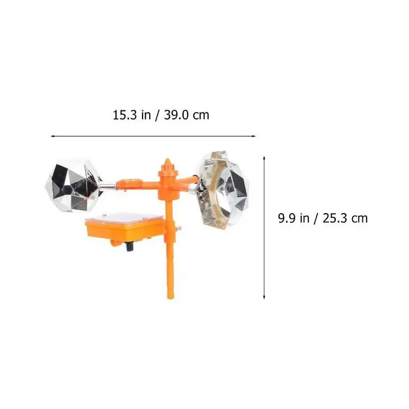 1PC Bird Repeller Pinwheel Shape Reflective Solar Voice Deterrent Tool Outdoor Rock Stickers Durable