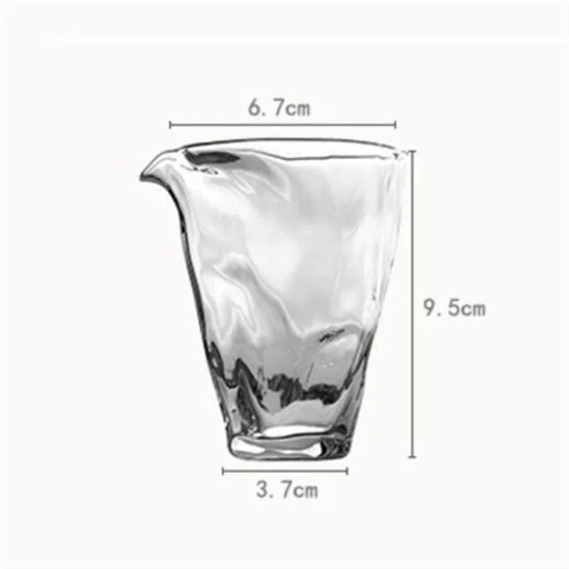 Japanese Style 150ml Kungfu Glass Tea Pitcher Fair Mug High Borosilicate Tea Cups Chahai Tea Set Accessories Teaware