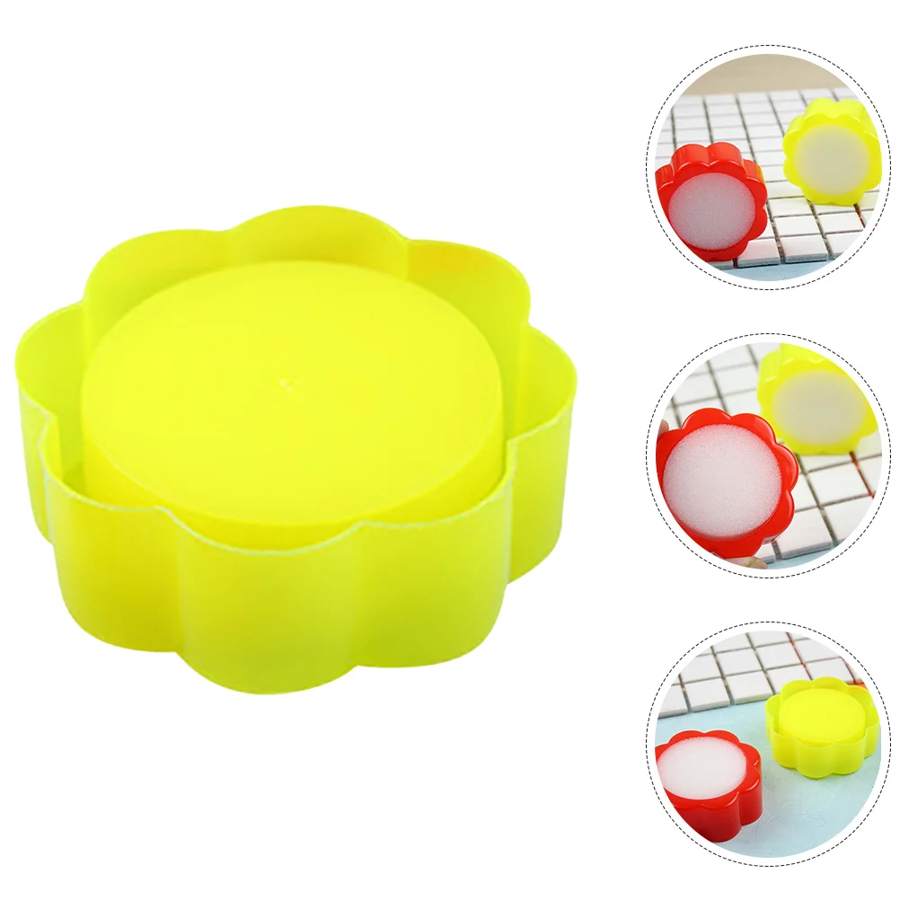 Money Counting Hand Wet Device Desktop Finger Wetting Tool Sponge Cup Face Painting Sponges Moistener Accessory