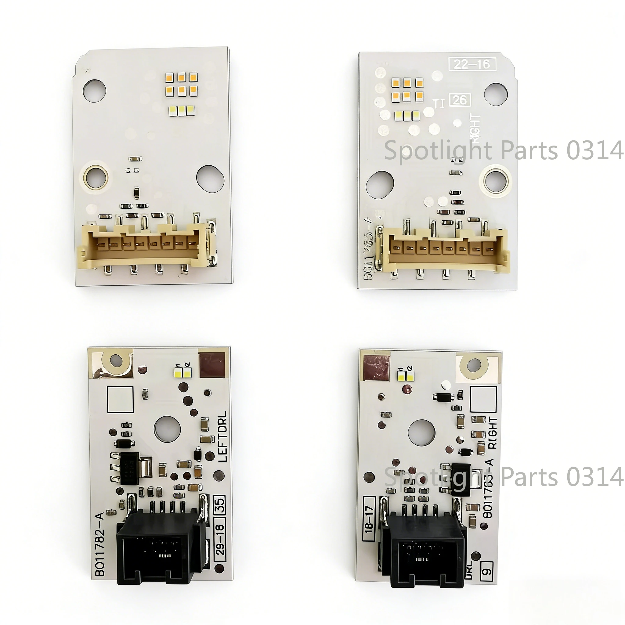 

B011782-A B011783-A For Audi A3 S3 2017-2020 White Angel Eye Light Source DRL Chip Full LED Headlight Daytime Running Light Chip