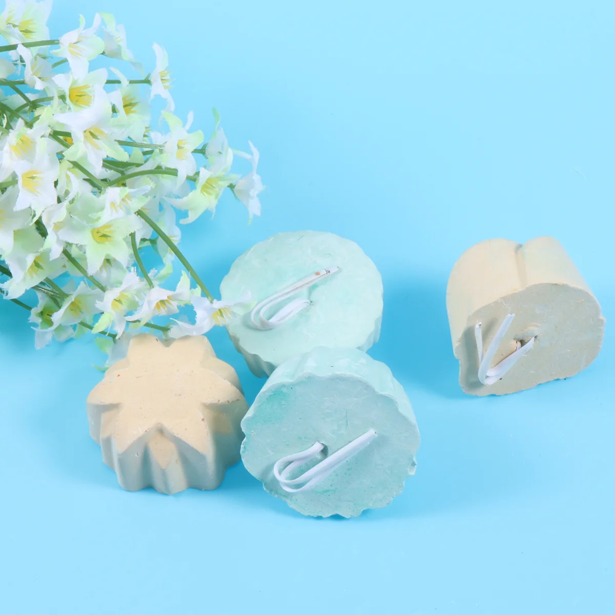 6 Pcs Mineral Stone Calcium Chew Toy Teeth For Hamster Rat Chinchilla Rabbit(Random Color) chew toys hamster chew toys